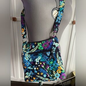 Vera Bradley bag. Blew and purples and oranges! Fun flower design. Gently used.